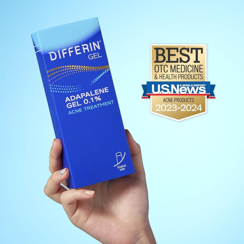 Differin Acne Treatment Gel – 0.1% Adapalene (90‑Day Supply, 1 oz Pump Tube) - Image 5