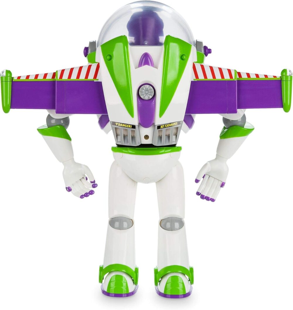 Disney Store Official Buzz Lightyear Interactive Talking Action Figure from Toy Story – Features 10+ English Phrases, Interacts with Other Figures and Toys - Image 4