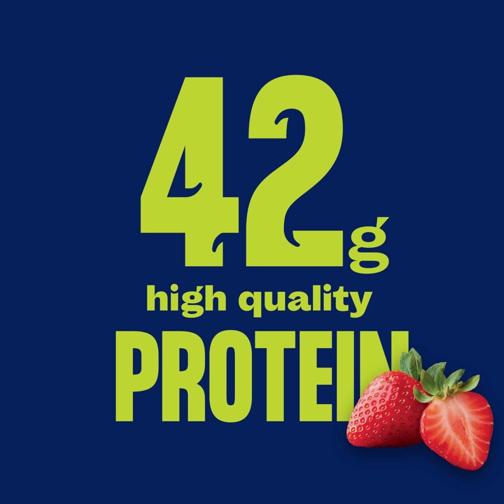 Core Power Elite High Protein Shake – Strawberry, 42 g Protein – 14 fl oz Bottle (Pack of 12) - Image 4