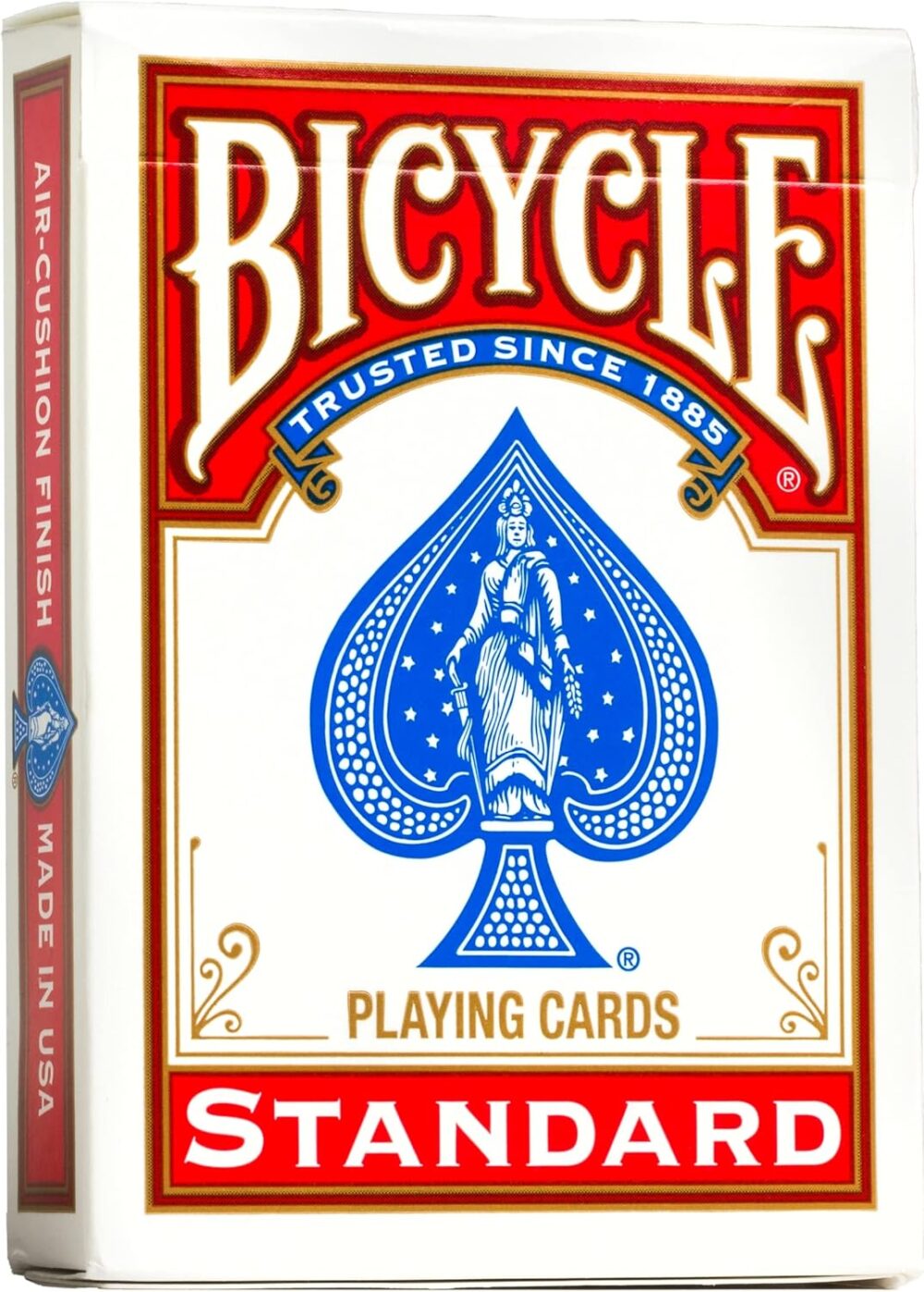 Bicycle Standard Playing Cards, Poker Size, 12 Pack – Classic Rider Back Design, Air-Cushion Finish, 6 Red & 6 Blue Decks - Image 2