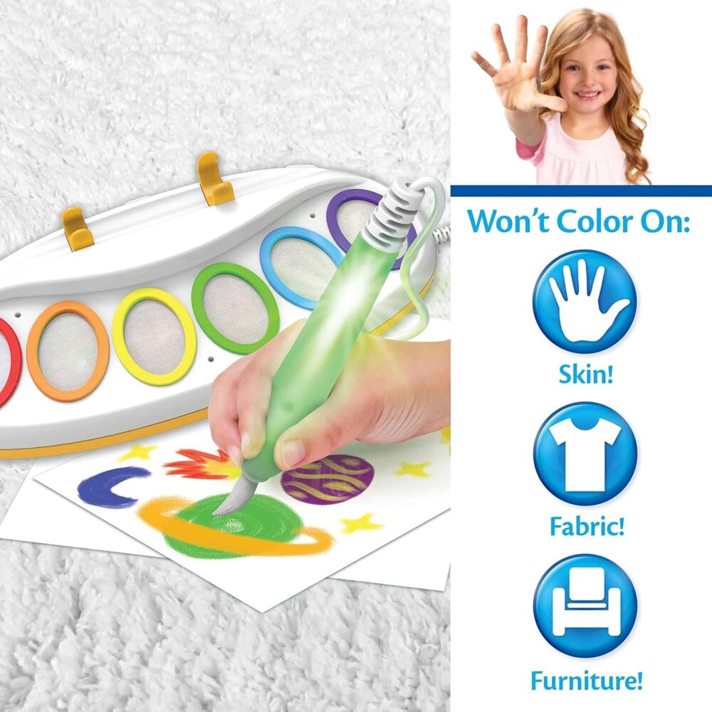 Crayola Color Wonder Magic Light Brush – Mess-Free Painting Station for Kids, Ages 3–5 - Image 3