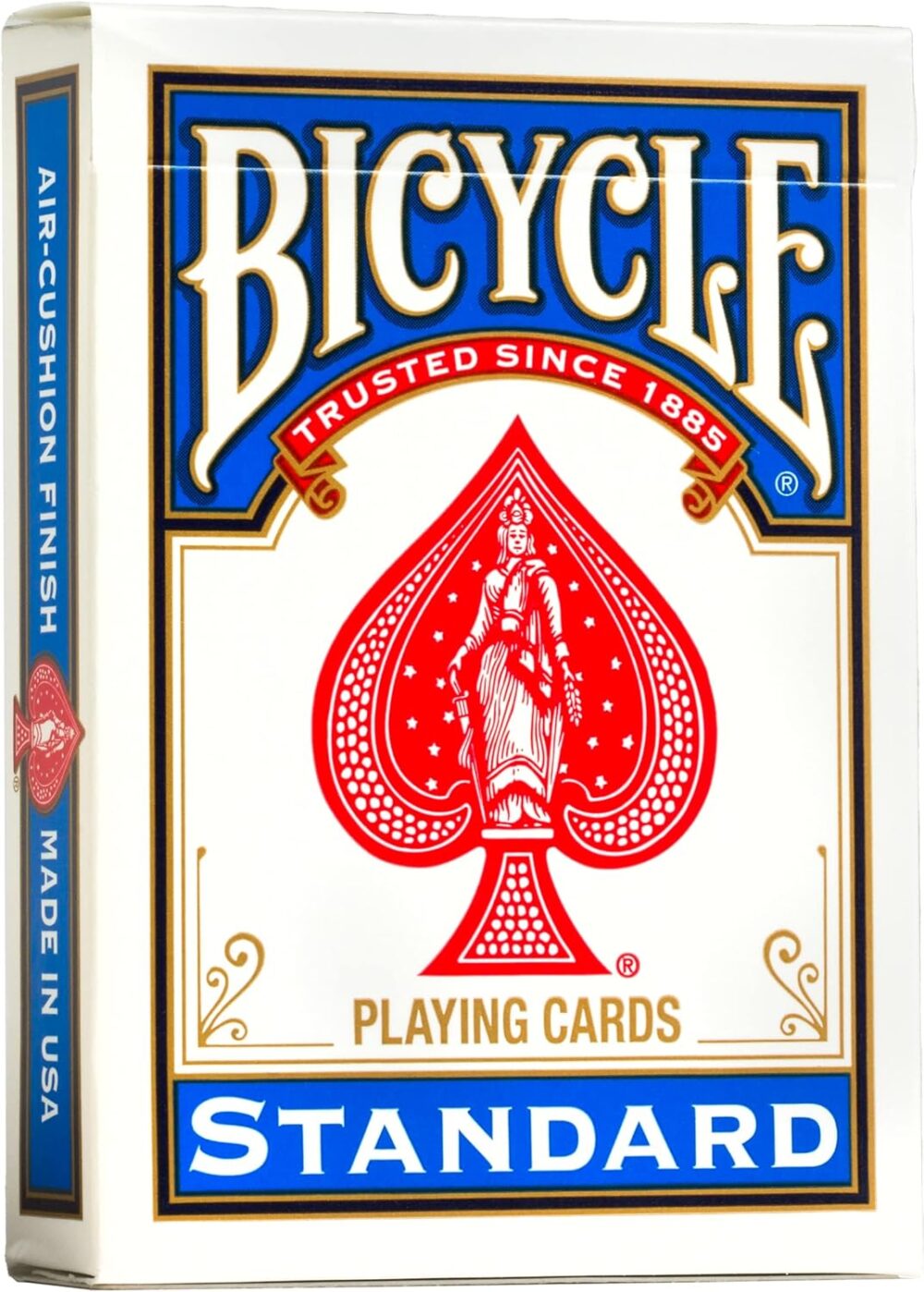 Bicycle Standard Playing Cards, Poker Size, 12 Pack – Classic Rider Back Design, Air-Cushion Finish, 6 Red & 6 Blue Decks - Image 6