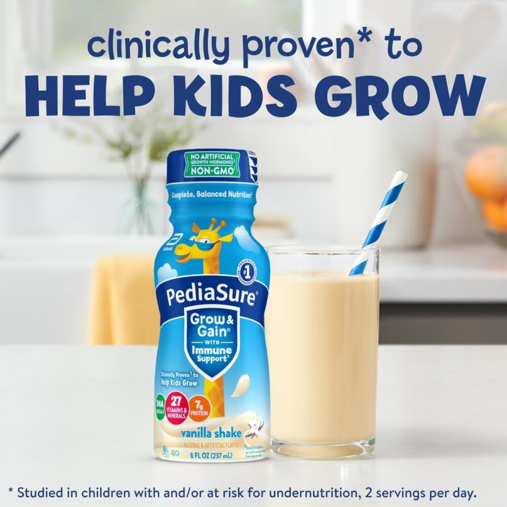 PediaSure Grow & Gain Kids’ Nutritional Shake with Immune Support - Image 3